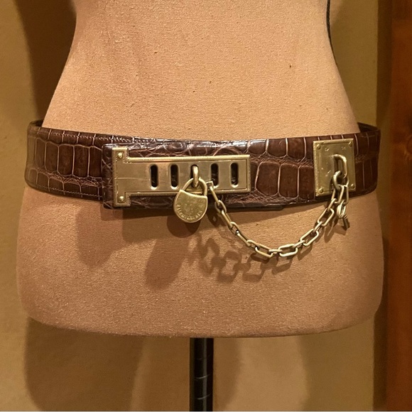 SOLD Ralph Lauren Purple Label Alligator Belt M - Picture 4 of 7